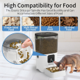 Ultimate Convenience: WiFi Cat Feeder w/ APP Control, Easy Clean, Alexa Compatible, 1-30 Meals/Day, 6L Capacity